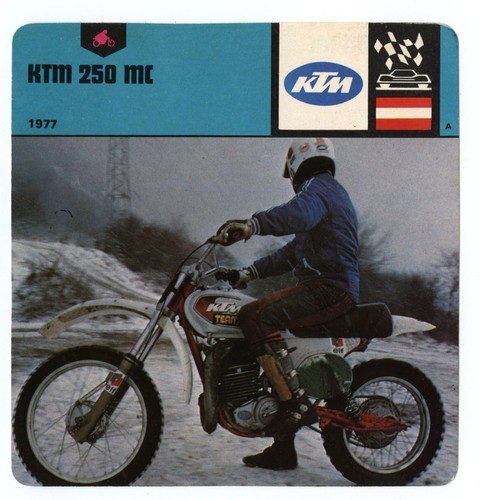 Ktm 250 scheda moto da - mc,